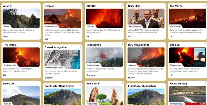 Los mercados emisores de turistas, informados en todo momento de la situación vulcanológica en La Palma  / TA